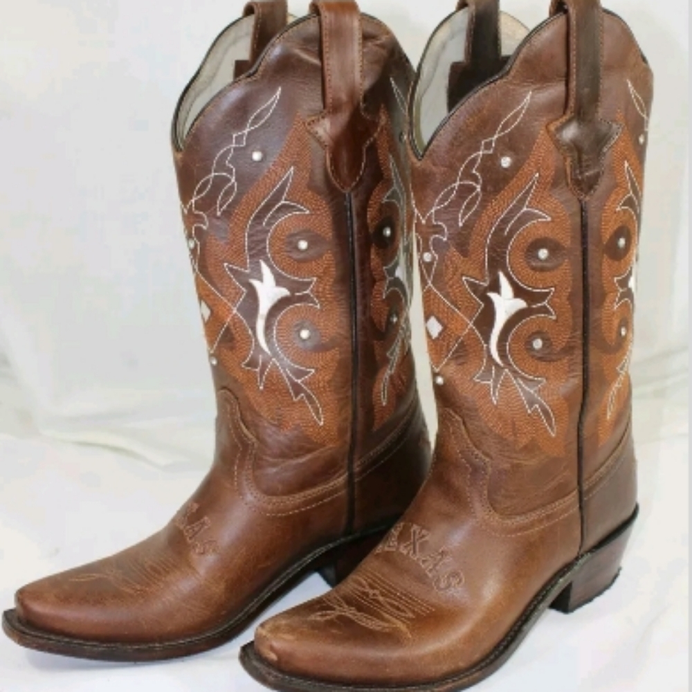 Gypsy Rose Leather Western Women's Boots (Size 6.5